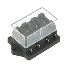 NEW 4 WAY CAR VEHICLE CIRCUIT BLADE FUSE BOX/HOLDER STANDARD BLOCK HOLDER for car accessories