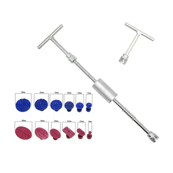 

Tools Auto Repair Tool Car Dent Repair Dent Puller Kit 2 in 1 Slide Hammer Reverse Hammer Glue Tabs Suction Cups