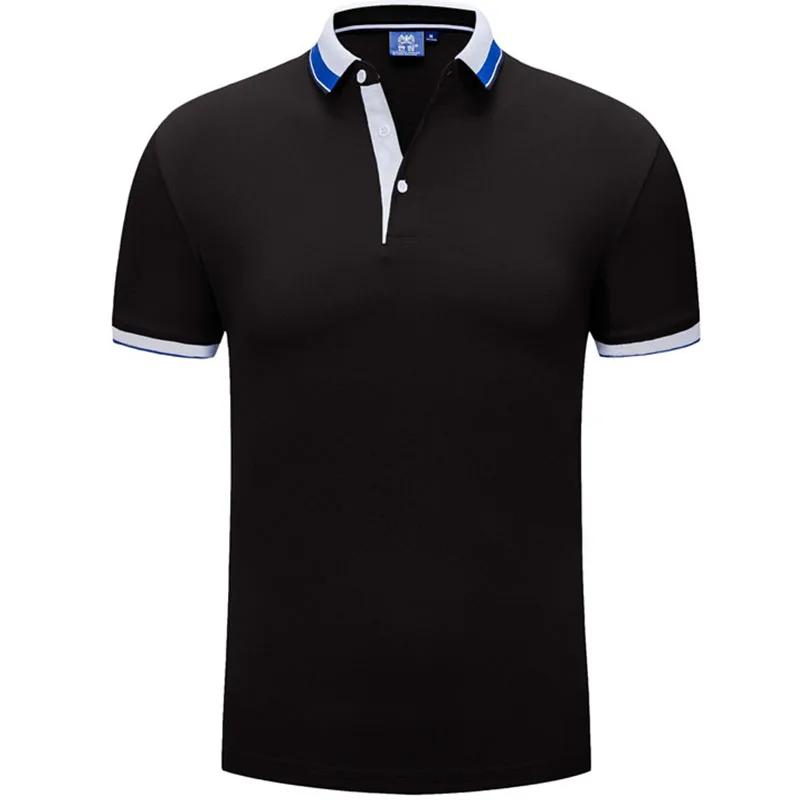 Для мужчин сделанный на заказ рубашка поло с вышивкой индивидуальное тестовый логотип спецодежды или diy фото, левый нагрудный карман