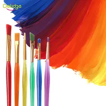 Delidge 6 шт./компл. ручка для украшения торта помадка кисть для смазывания торта формирующая ручка пищевая помадка для капкейков декоративная кисть инструмент для рукоделия