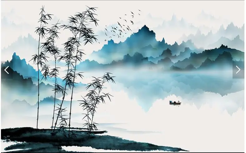 custom chinese painting wallpaper