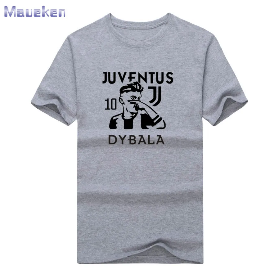 2018 Paulo Dybala забавная новая футболка 10 футболки Мужская 100% хлопок для фанатов