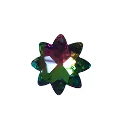 10 шт. Радуга 38 мм Стекло кристалл звезды кулон для люстры блеск де Cristal Стекло освещения кулон Prism
