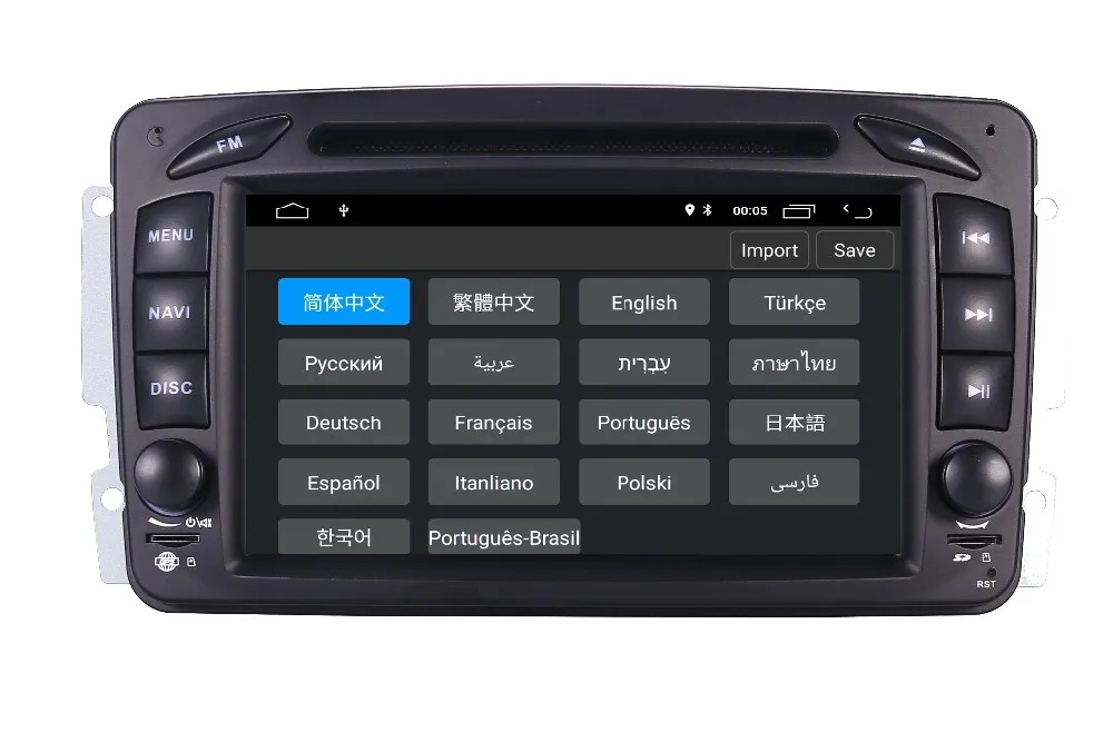 Sale In Stock 7"Android 9.0 Car DVD Player For Mercedes Benz CLK W209 W203 W463 W208 Wifi 3G GPS Bluetooth Radio Stereo audio media 25