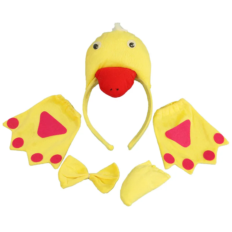 Duck Cosplay Animals Headband Bow Tail Paws Tutu Skirt Set Kids Children Girl Birthday Party Up Props Halloween Christmas Duck Cosplay Animals Headband Bow Tail Paws Tutu Skirt Set Kids Children Girl Birthday Party Up Props Halloween Christmas