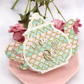 

VYUTXA Teapot Metal Cutting Dies Stencils for DIY Scrapbooking/photo album Decorative Embossing DIY Paper Cards