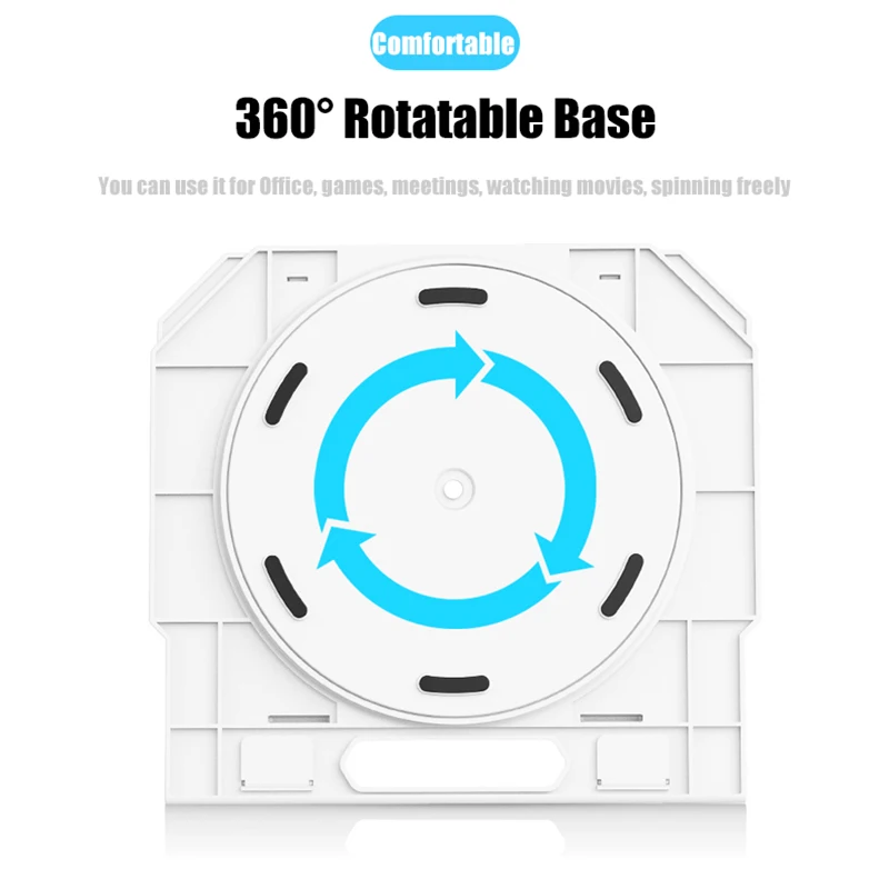 COOLCOLD Складная охлаждающая подставка для ноутбука с вращающейся на 360 градусов