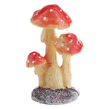 Домашний сад во дворе Грибная фигура для мох для террариума DIY Кукольный дом аксессуар