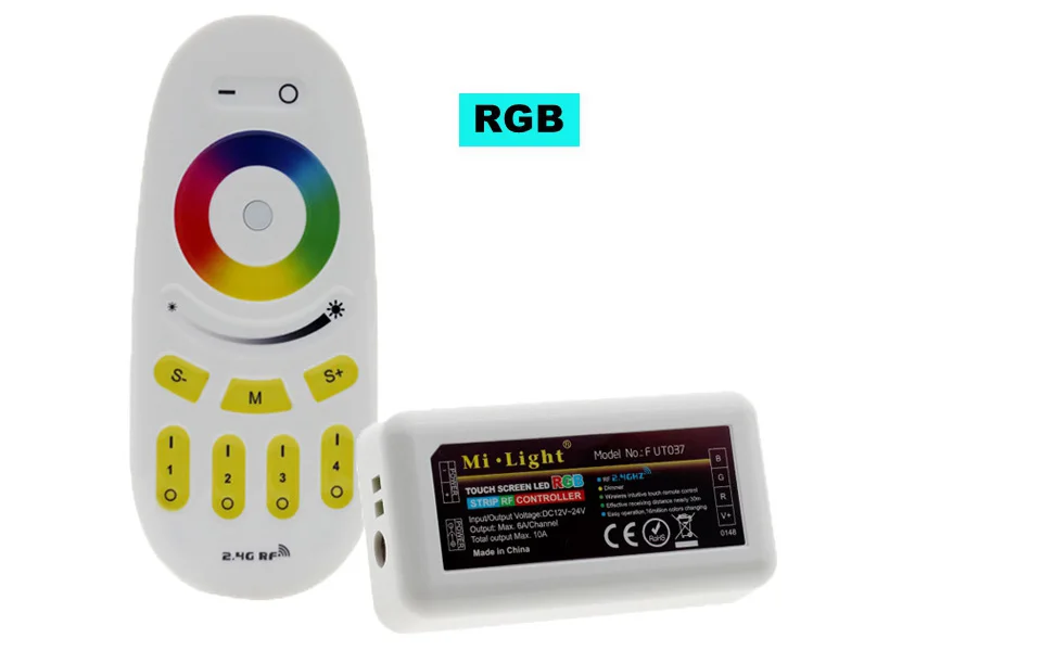 Mi светильник 2,4G RF беспроводной диммер Одноцветный CCT RGB RGBW RGB+ CCT FUT036 FUT037 FUT038 FUT039 DC12-24V контроллер светодиодной ленты