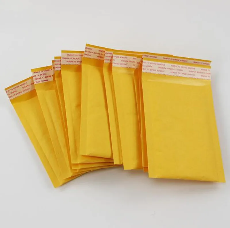 50 шт. бумажные пакеты 11 см * 15 см крафт-бумага s пенопластовые почтовые конверты с мягкими вставками посылка для ювелирных изделий
