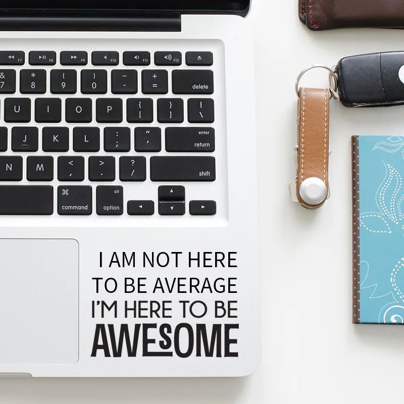 Self motivation Quote Trackpad Decal Laptop Sticker for font b Apple b font font b Macbook