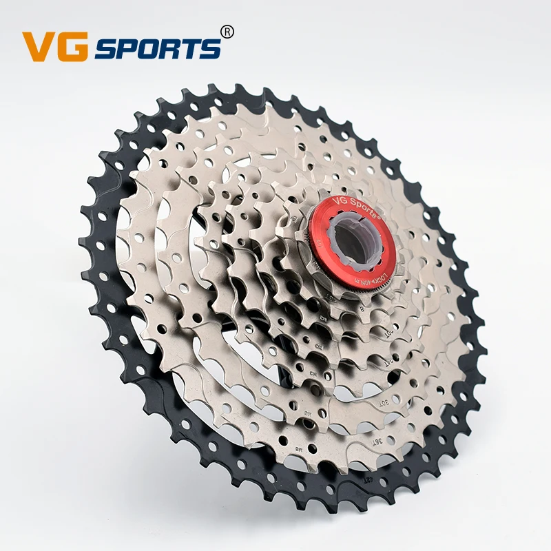 

VG sports 8 speed 11-42T MTB cassette bicycle freewheel sprocket cdg 8S mountain bike freewheel 42T ultralight 441g high quality