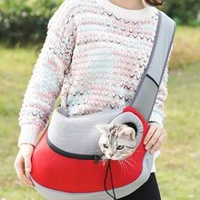 Hands-free Travel Pet Carrier Bag Pet Dog Bag Small Dog Carrier Outdoor Pet Sling Bag