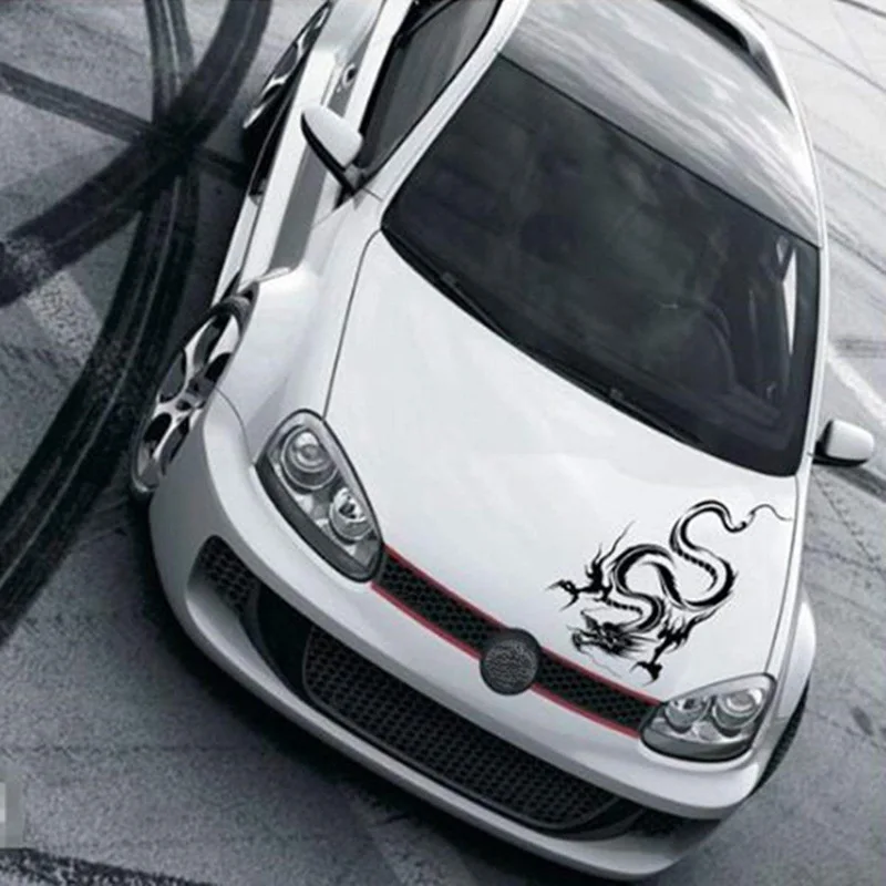 

1pcs Dragon Vinyl Car Stickers and Decals Motorcycle Sticker Waterproof Sunscreen For Auto Body Sticker Car Accessories