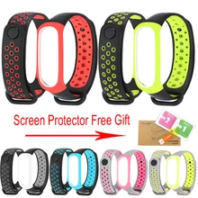 Спортивный Браслет Mi Band 3 ремешок на запястье для Xiaomi mi band 3 спортивный силиконовый браслет для xiaomi Mi band 3 Band 3 Смарт-часы браслет