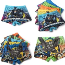 15 шт. детские для мальчиков, трусы-боксеры с изображением Бэтмена, Нижнее бельё, трусики с рисунками Milk Silk трусы 2-7Year L XL XXL микс TP01
