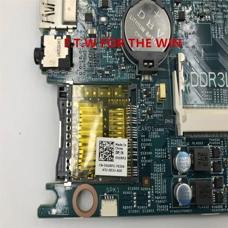 DOH50 МБ 12322 2 PWB:KJ7NX основа placa оригинальный для DELL 7537 5GRP2 материнская плата ноутбука