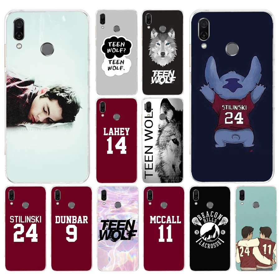 

122FG Teen Wolf Stilinski 24 McCALL 11 gift Soft Silicone Tpu Cover phone Case for huawei Honor 8 Lite 8X