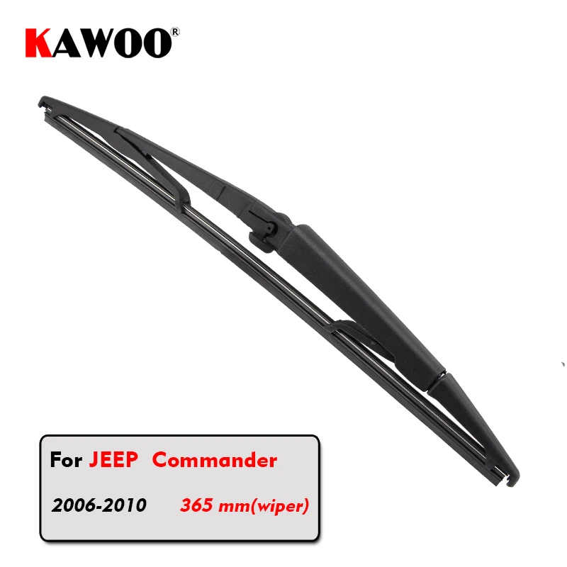 KAWOO Car Rear Wiper Blades Back Window Wipers Arm For JEEP Commander