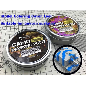 UNIVERSAL FOR KITS Gundam Military Model Tank Car Spraying CAMO Camouflage Masking Putty DIY Hobby Cover Tools Accessory Model Building Kits TOOLS color: CR018|CR019 