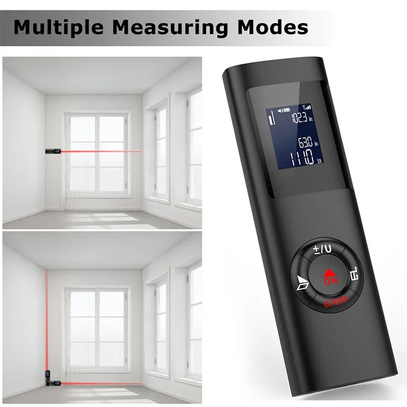 Портативный электронный мини лазерный дальномер 40 м лазерный дальномер Лазерная Лента измерение Metro Measure дальномер usb зарядка
