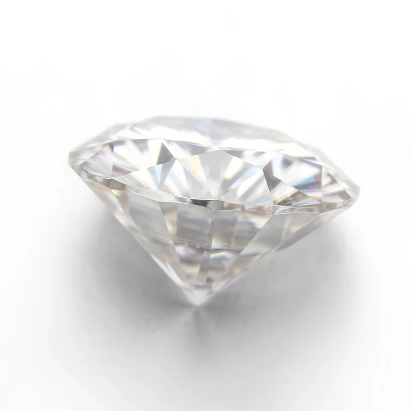 Moissanite GH около белого цвета 4 0 мм круглые бриллиантовые огранки драгоценные камни