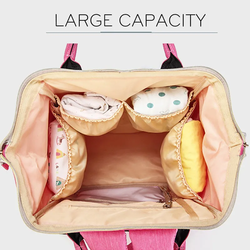 Fashion Print Mummy Maternity Diaper Bag Travel Organizer Backpack For Baby Stroller Mother Bag Nappy Changing Bags Nursing Bag (2)