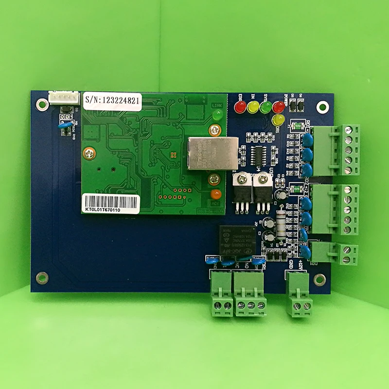 Система контроля доступа RFID TCP/IP однодверная панель LAN контроллер + Rfid считыватель