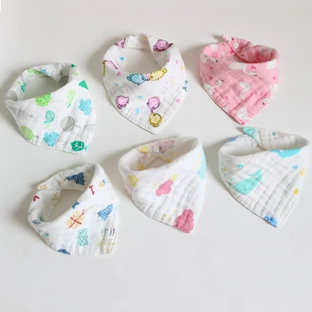 

Baby Bibs Girls Boys Baby Cloth Babador Cartoon Animal Print Baby Bandana Bib Bebe Smock Burp Cloths Accessory Infant Baby Stuff