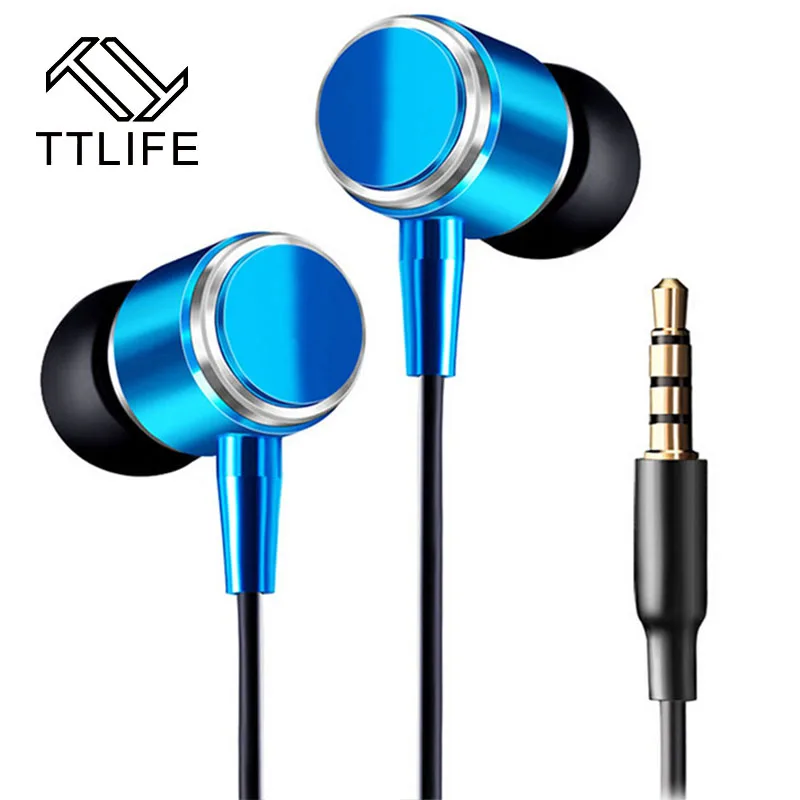 Original TTLIFE Brand High Quality Stereo Music Earphone 3.5mm Jack