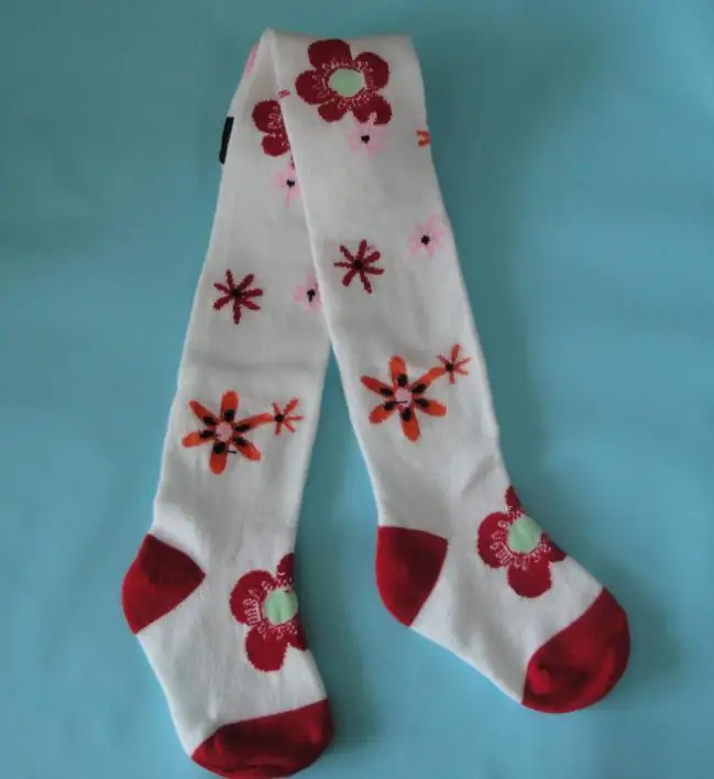 

3pcs/lot Anyongzu Girls Floral 3 designs choose baby's tights, spring and autumn period 0 to 3 year baby
