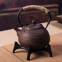 800 мл Tetsubin старинной чугунной Чай горшок Эмаль комплект Чай фильтр Infuser Фильтр Китайский кунг-фу Чай чайник Чай кухонная посуда подарки