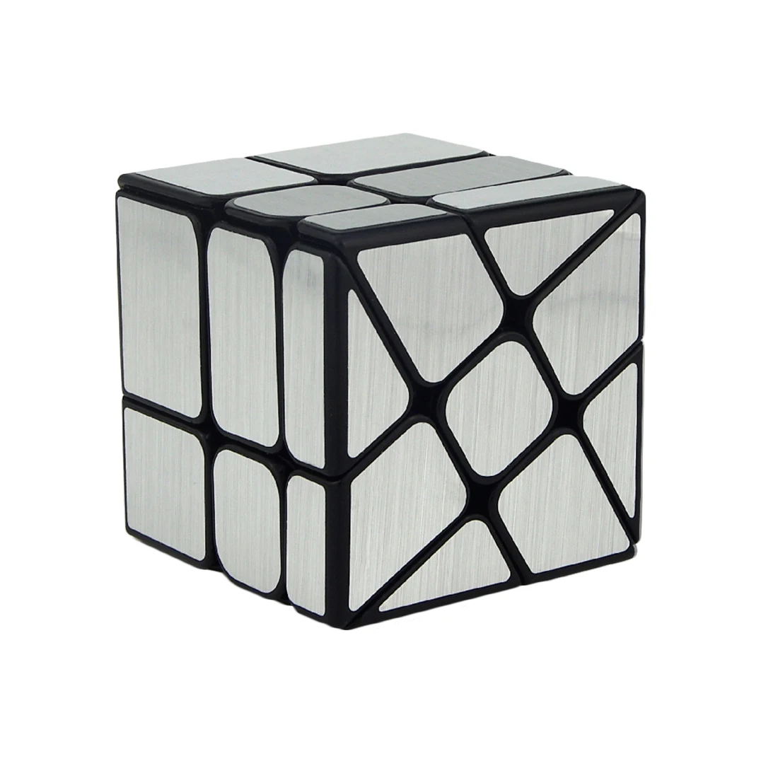 2019 Новое поступление MoFang JiaoShi MF8812 3x3x3 Windmirror Cube Cubing классная головоломка волшебный куб 57 мм-серебро