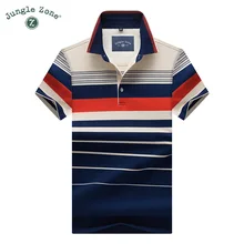 Высококачественная Высококачественная летняя рубашка поло с коротким рукавом, деловая Мужская брендовая рубашка поло, модная рубашка поло в цветную полоску, 8206