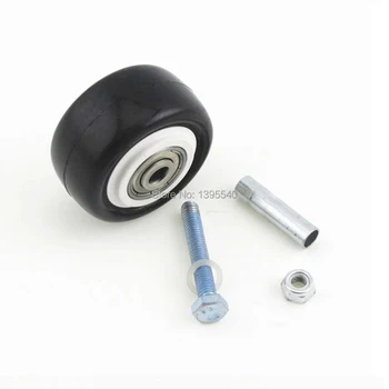 

2'' Double Bearing Medium-duty Black Radlamelle Furniture Universal Caster Durable PU Castors Sofa Casters Chair Fast Pulley