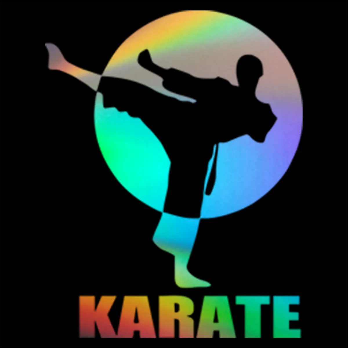 Спортивная Настенная Наклейка Karate для автомобиля ноутбука грузовика |