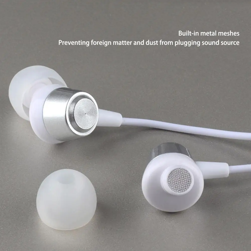 

In Ear Earphone Wired Headset Super Bass Headset Hi-Fi Stereo Earpieces Earbuds For Phones MP3 MP4 Players Computer Pc Laptop