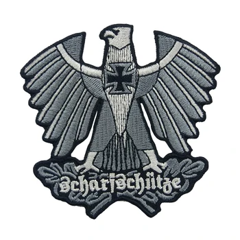 

An Eagle Of the Cross Patches Military DIY Apparel Clothes Animal Embroidery Badge Iron On Patch For Clothing Arts Crafts