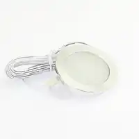 Ultra Thin LED Recessed Puck light fixture 12VDC 1.8W for Home Kitchen Counter backlighting Step Light 20W equivalent 5pcs/lot