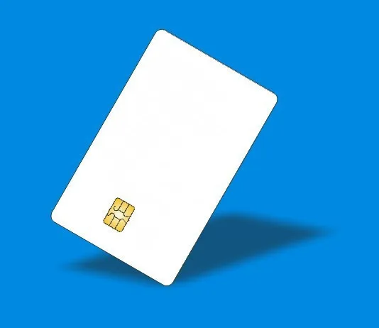 

(10 pcs/lot) ISO7816 Contact SLE 4442 Chip PVC Smart IC Card