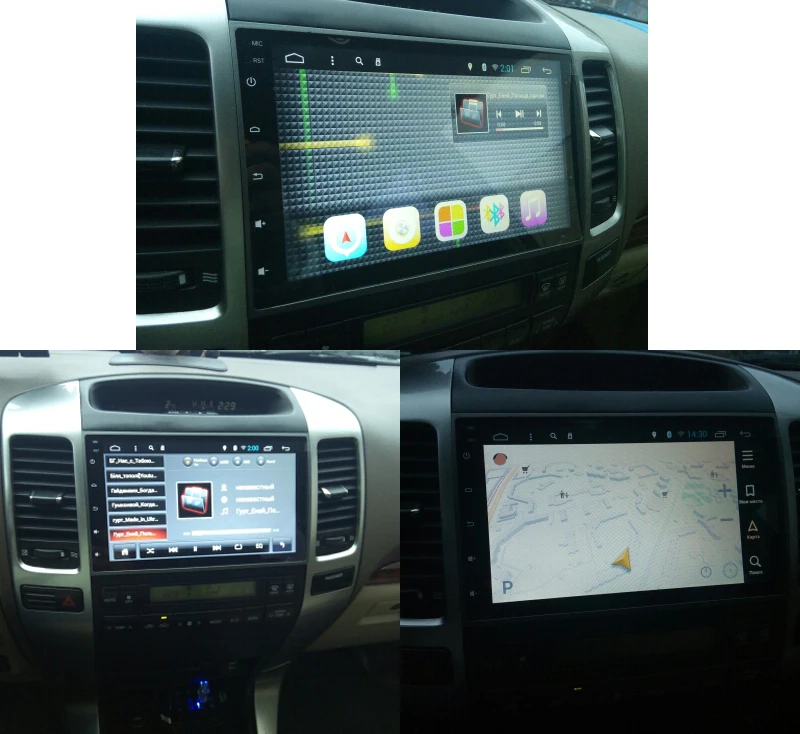 Clearance SMARTECH 2 Din Android Auto Radio GPS Navigation For TOYOTA Land Cruiser Prado 120 Support Original JBL Amplifier System 5