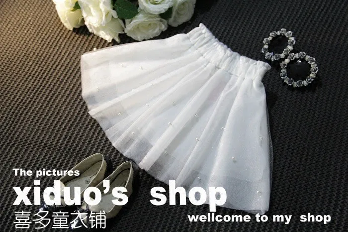 Sweet Girl Bow Tutu Skirt Babay Girl Princess Bow Gown Skirt (3)