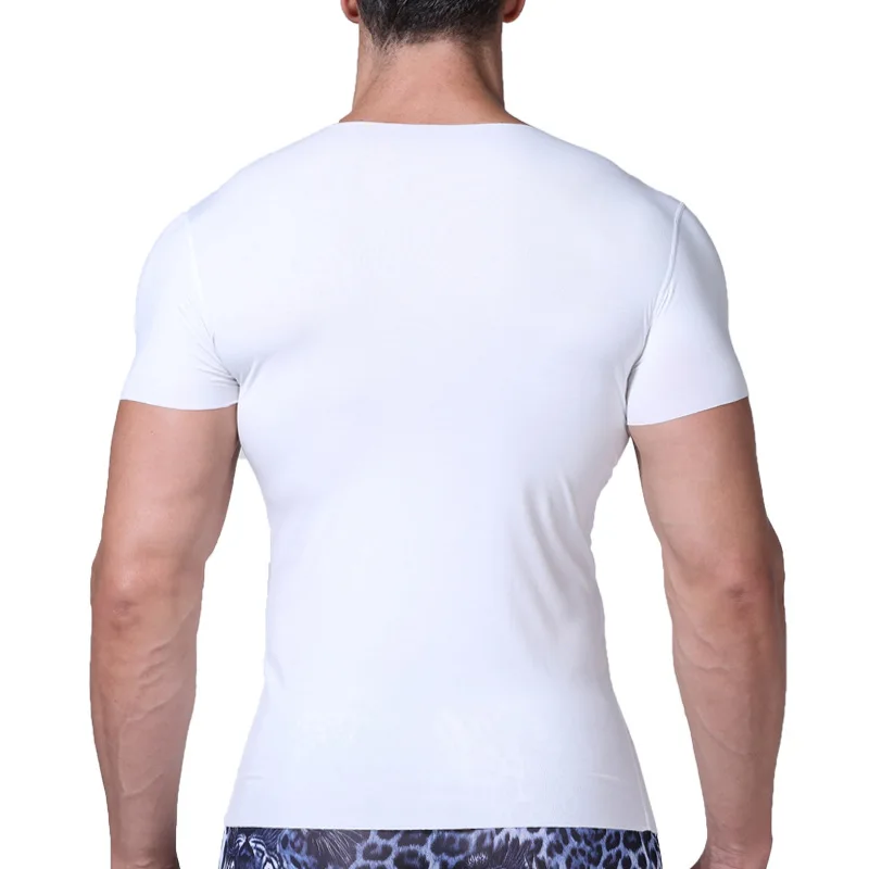 Men's Modal Solid Color Seamless Underwear Clothing Close-fitting Super Strench Undershirt Cool Summer Shirts