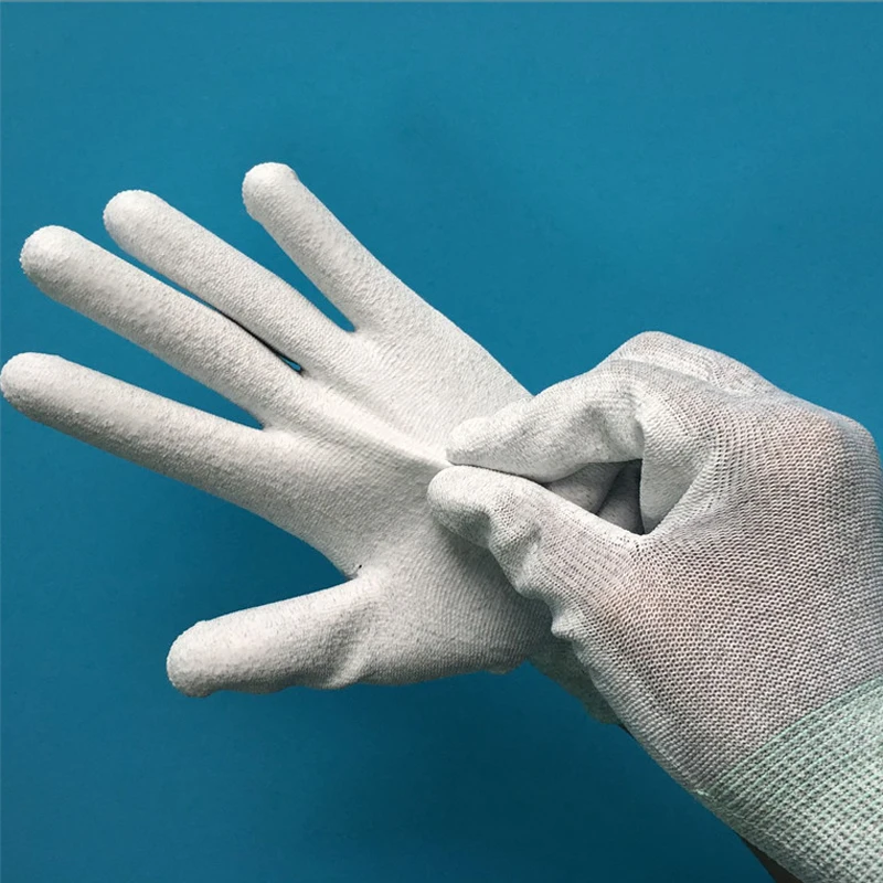 5pairs/bag Anti static Glove PC computer ESD Safe universal work Gloves Electronic Anti skid for Finger protection 5pairs/bag Anti static Glove PC computer ESD Safe universal work Gloves Electronic Anti skid for Finger protection