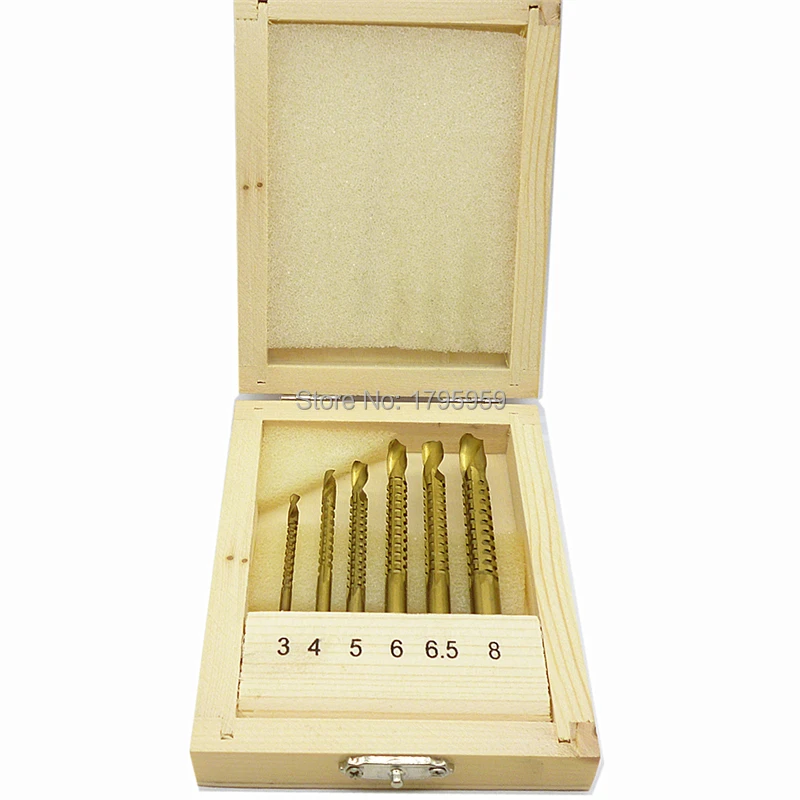 6pcs Durable HSS Steel Drill Saw Bit Set Cutting Metal Wood Craft Tool 3mm-8mm 6pcs Durable HSS Steel Drill Saw Bit Set Cutting Metal Wood Craft Tool 3mm-8mm