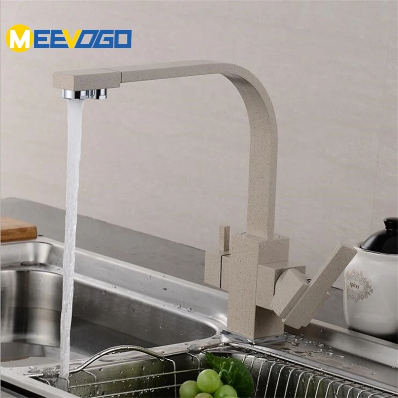 triple kitchen tap