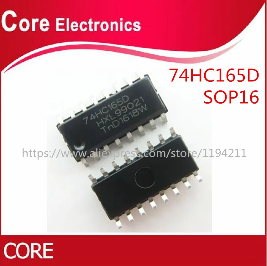 200 шт. 74HC165D SOP14 74HC165 SOP SN74HC165DR лапками углублением SOP-14 SN74HC165 SMD новый | Электронные