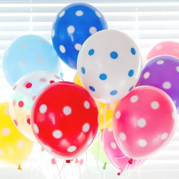

Thicken wedding wedding room decoration decoration children birthday party decoration candy color dot balloon