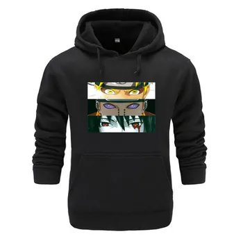 

2019 New Arrival Harajuku Anime Hoodies Naruto Uchiha Uzumaki Hatake Eyes Printing Pullover Sweatshirt Hip Hop Streetwear
