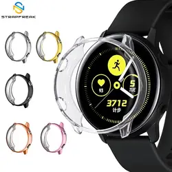 Полный защитный чехол для samsung Galaxy Watch active Watch Ультратонкий ТПУ Защитная рамка для экрана для Galaxy Watch active SM-R500